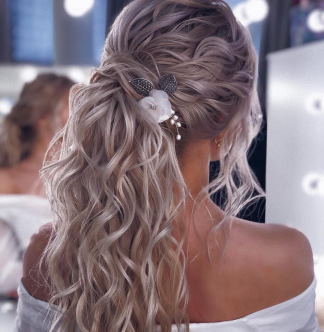 hairstyles for elegant brides